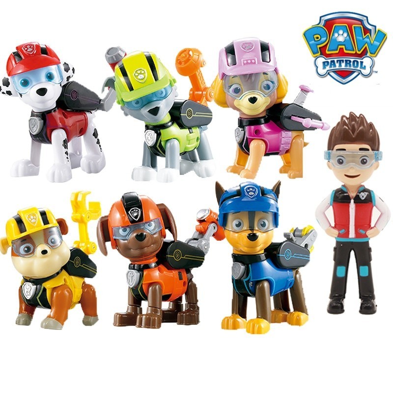 Lot de 7 figurines pat' patrouille Lot de 7 figurines pat' patrouille