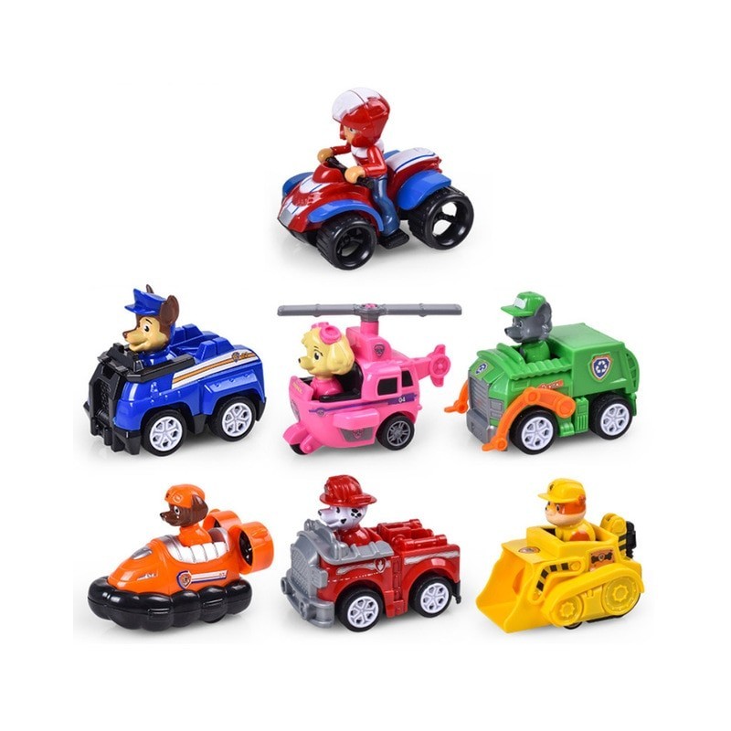 Figurines pat patrouille lot de 7 Figurines pat patrouille lot de 7