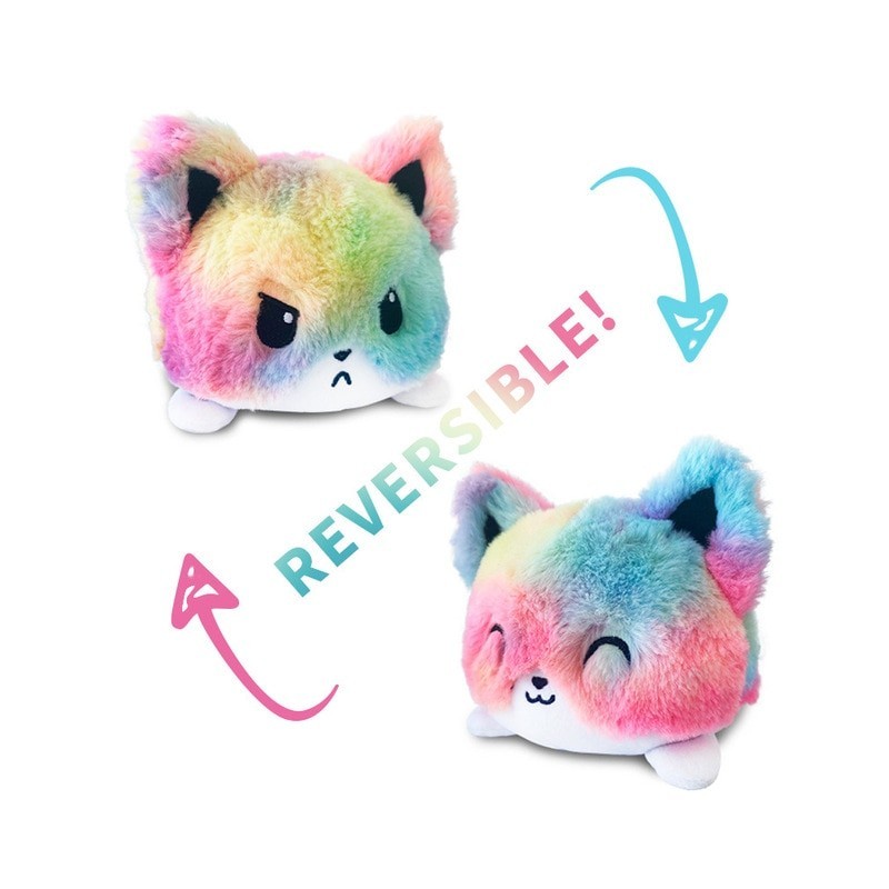 peluche réversible multicolore peluche réversible multicolore